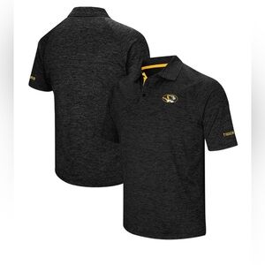 Colosseum Missouri Tigers Down Swing Raglan Polo Men XXL Charcoal